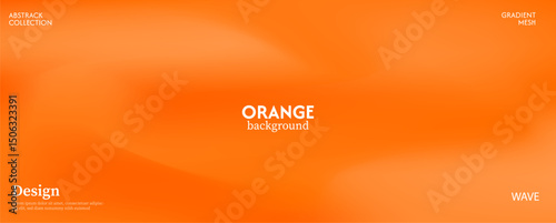 Soft and glowing summer orange gradient background, luxurious pastel color combination, product advertisement, card, poster and website template
