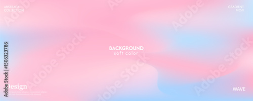 Soft and glowing blue pink gradient background, luxurious pastel color combination, product advertisement, card, poster and website template