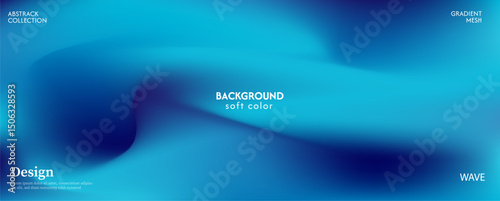 Soft and glowing blue fabric texture gradient background, luxurious pastel color combination, product advertisement, card, poster and website template