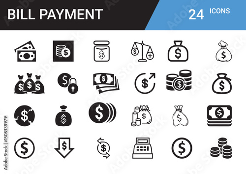 Bill Payment Icon Set