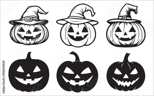 halloween pumpkin icons