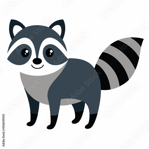 Raccoon vector illustration