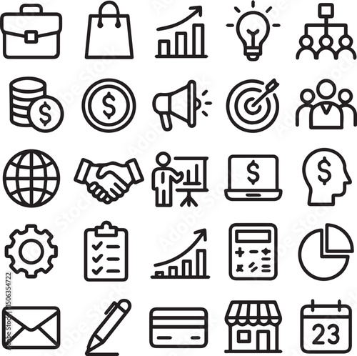 about business, business, business icon, icon about business, business sheet icon
