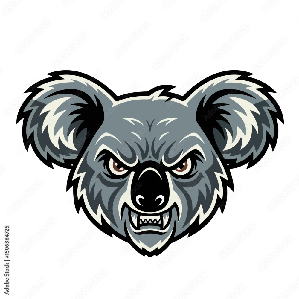 Fototapeta premium Hand drawn cute koala bear cartoon