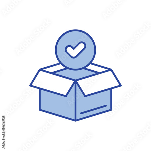 Package Icon vector stock illustration