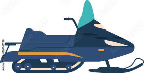 Snowmobile for winter extreme ride
