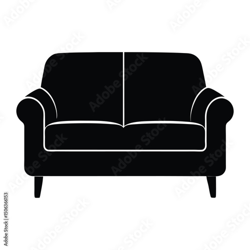 cobh 2 seater sofa silhouette