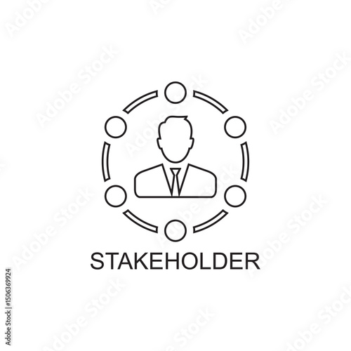 stake holder icon , business icon