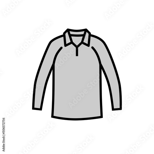 t-shirt raglan polo long-sleeve icon