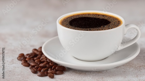 Aromatic Coffee Cup  Beans  Breakfast  Cafe  Drink  Morning  Hot Beverage  Energy  Caffein