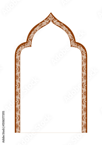 vine, ornament, tile, grapevine, design, texture, vector, pattern, frame, archway, oriental