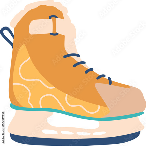 Skate shoe design vector illustration