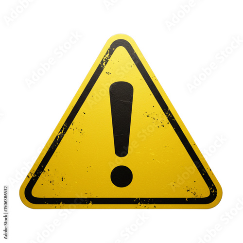 yellow warning sign