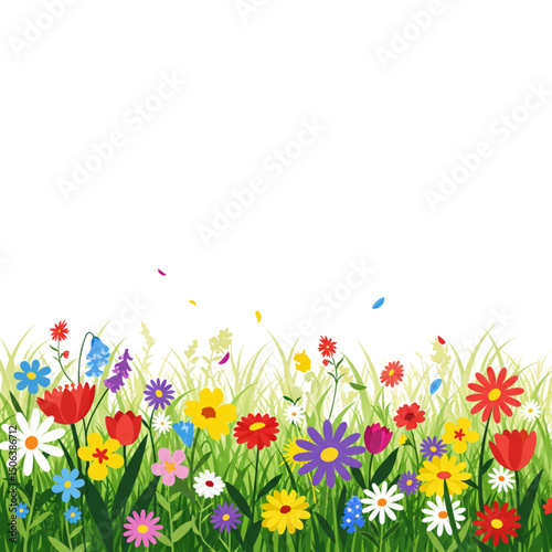 spring flowers background