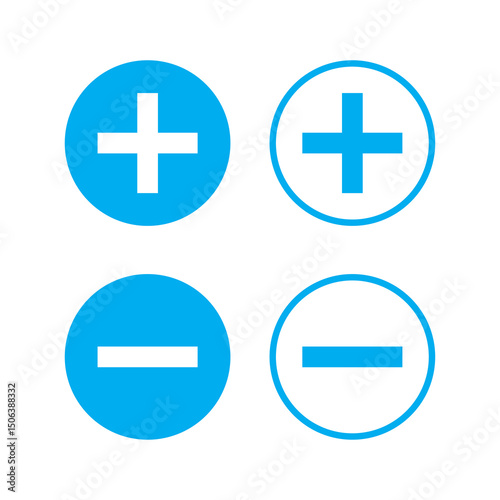 plus and minus buttons