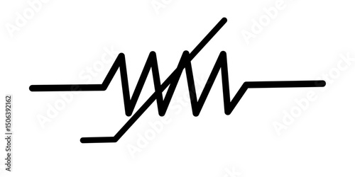 Generic Variable Resistor Circuit Symbol