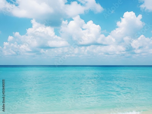 blue sky and sea