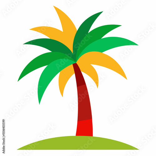 tropical palm tree