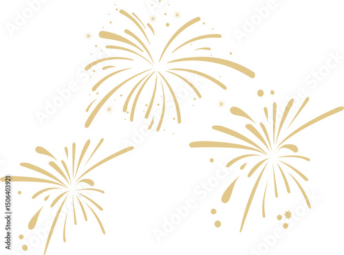 vector illustration of a fireworks