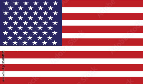 USA Flag - Stars and Stripes National Symbol, American Flag - Patriotic Background and Icon,
United States National Flag - Full Frame.