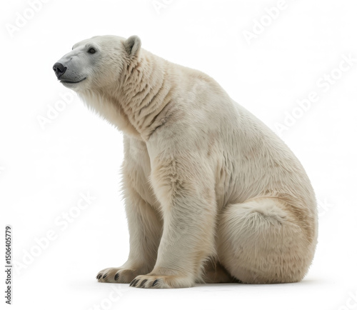 Sitting Polar Bear photo