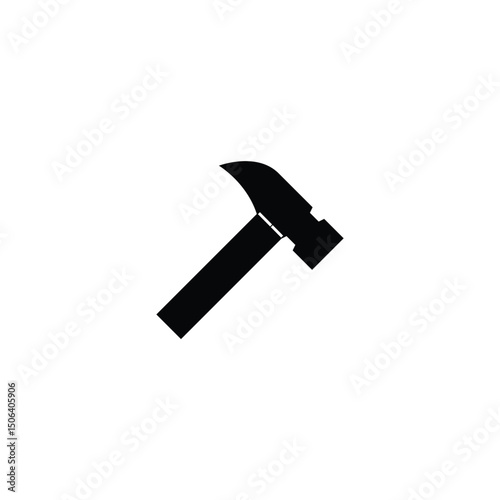 Black Carpenter Tools Icon Set