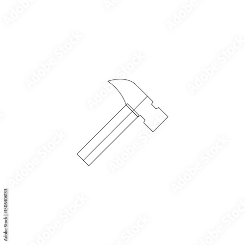 Outline Carpenter Tools Icon Set