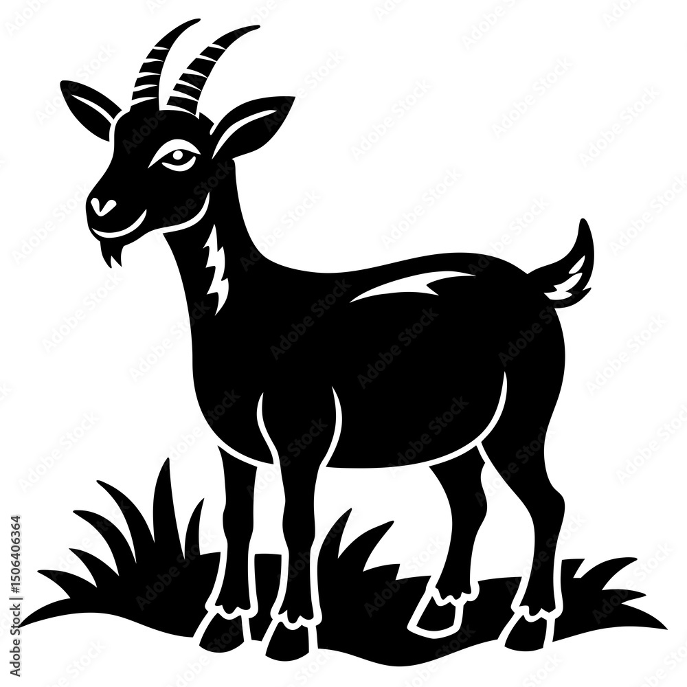 Fototapeta premium silhouette of a deer
