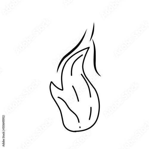 fire line doodle icon