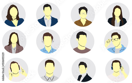 peoples profile set collection