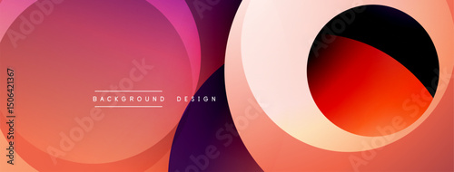 Abstract flowing shapes, vibrant colors, modern design. Gradient hues create dynamic visual experience. Minimalist aesthetic.