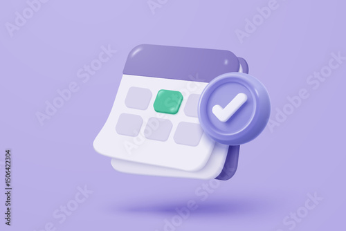3d minimal calculator icon for accounting financial management. math device calculate tax audit with buttons simplicity. 3d calculator for accounting finance vector icon render illustration
