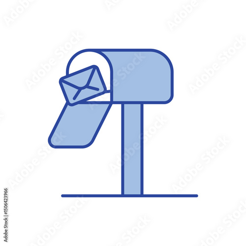 Postal Service Icon vector stock illustration