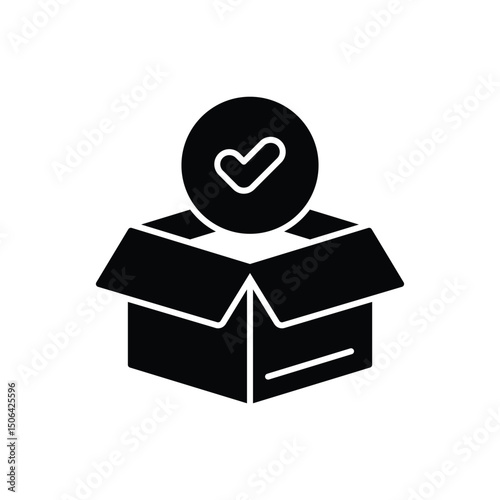 Package Icon vector stock illustration
