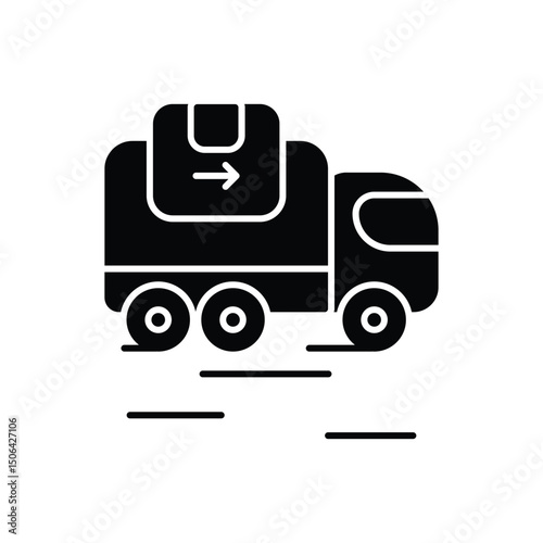Dispatch Icon vector stock illustration