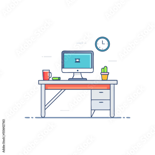 Home Office Desk Setup