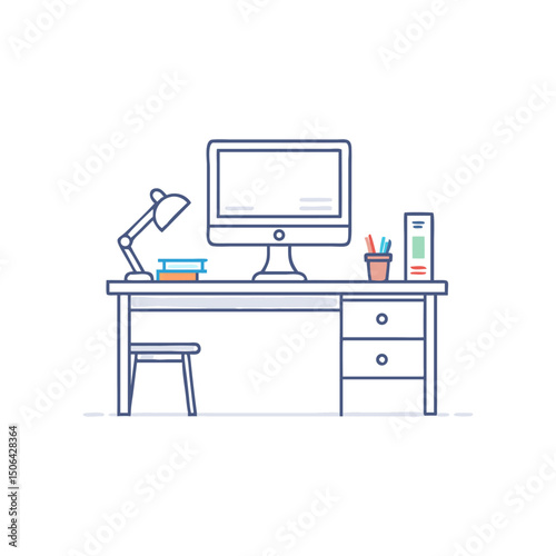 Home Office Desk Setup