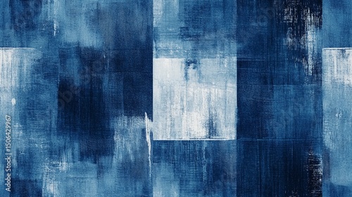 Indigo blue denim surface texture, ideal for fashion graphics, garment previews, and high-resolution textile design.