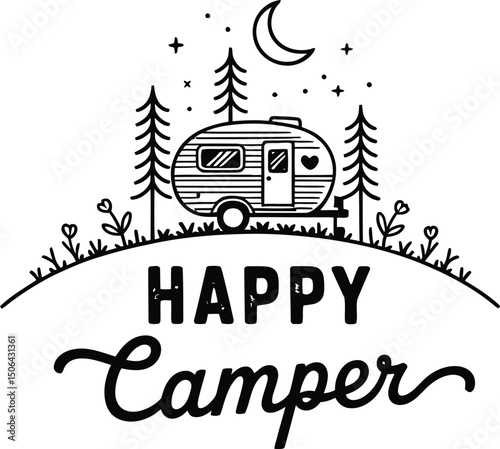 Happy Camper SVG