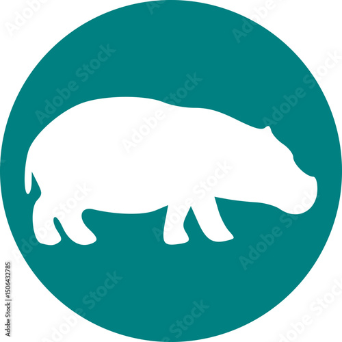 Animal Cutout SVG Logo | Minimalist Wildlife Silhouette Vector Design