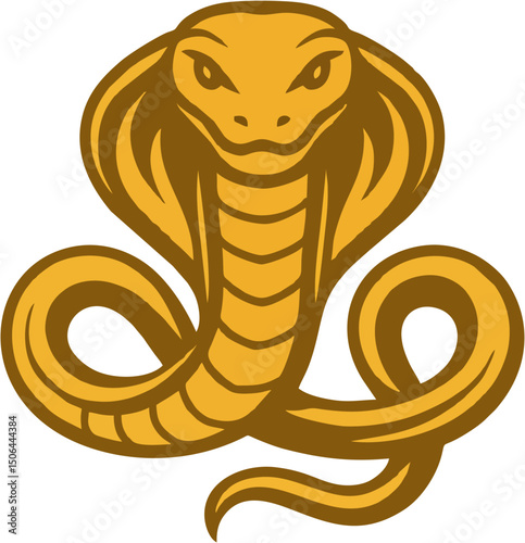golden cobra snake