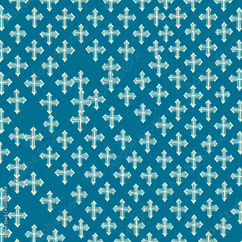 seamless background: cross
