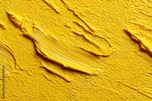 Seamless yellow paint textured patterns background