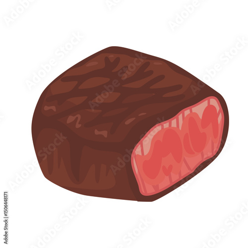 A grilled steak with marbled texture, perfect for culinary and food-related designs.