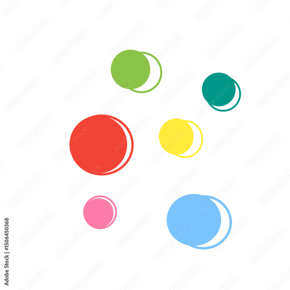 colorful circle pattern design colorful circle pattern design