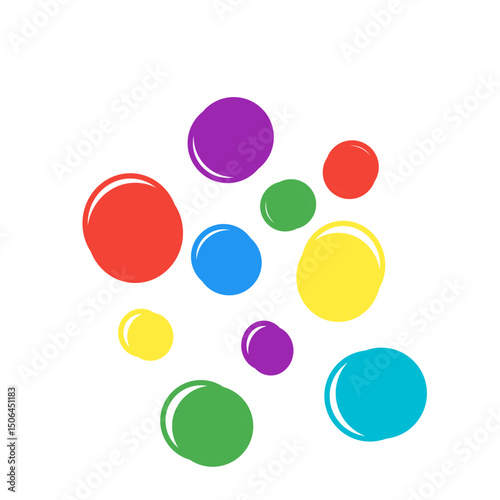 Wallpaper Mural colorful circle pattern design Torontodigital.ca