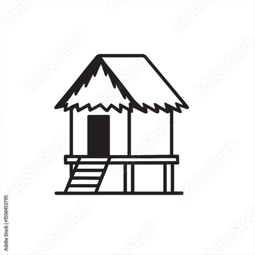 stilt hut