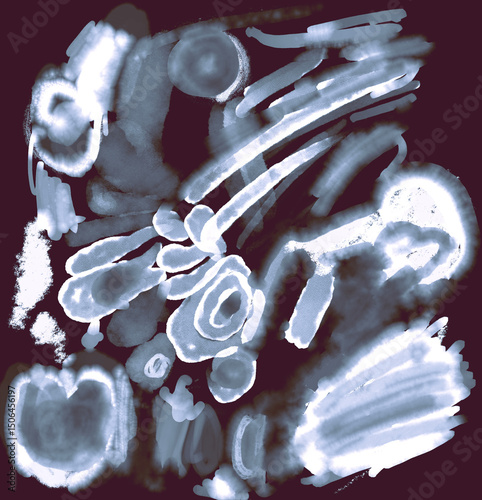 abstract ink watercolor spots, background design