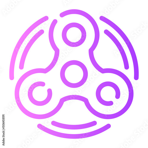 spinner gradient icon