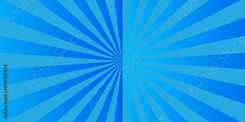 Abstract background with sunburst pattern colorful design. Vintage blue gradient sunrays illustration swirl grunge backdrop line texture background.	